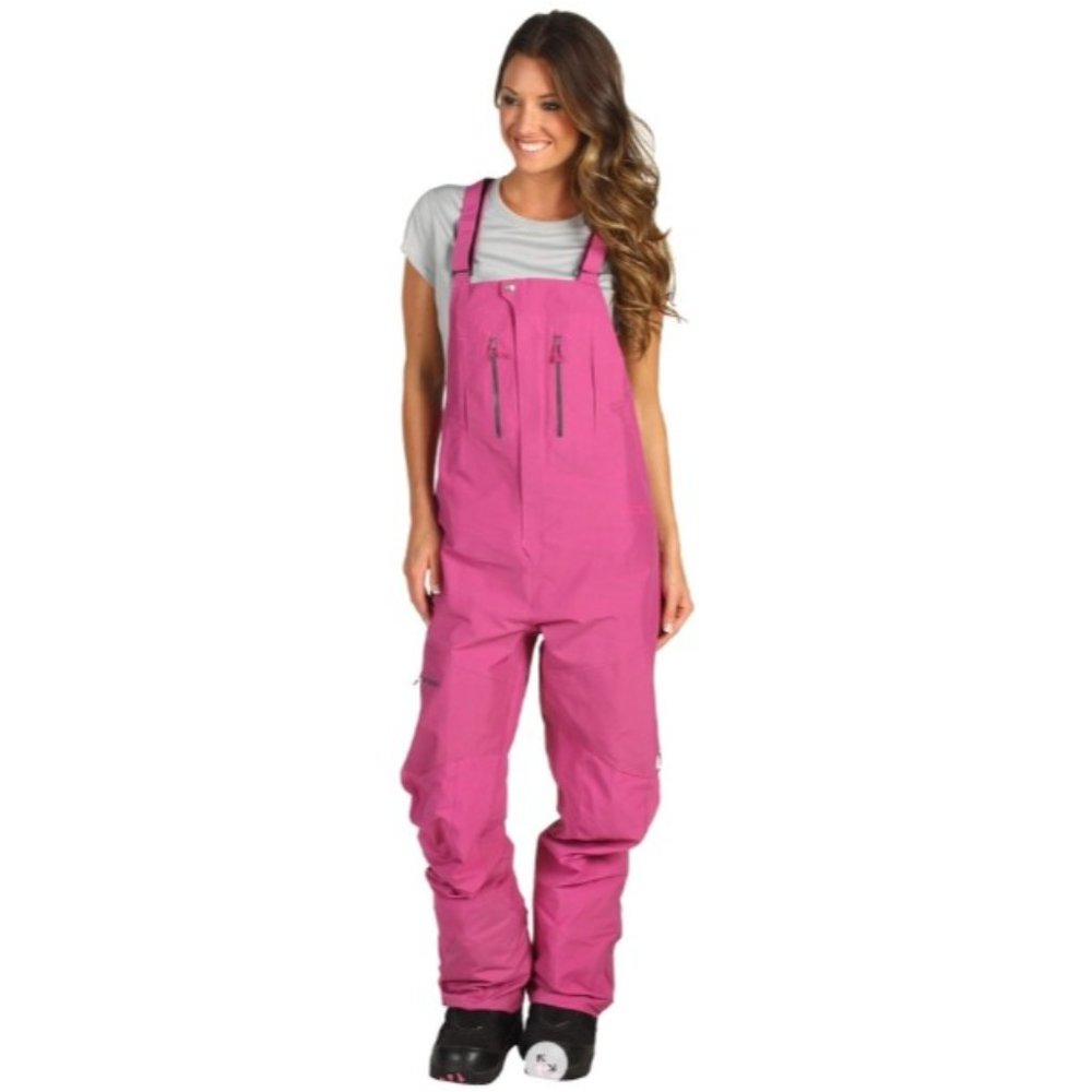 Patagonia Super Alpine Bib Ski Snowboard Pants Rubellite Pink Medium